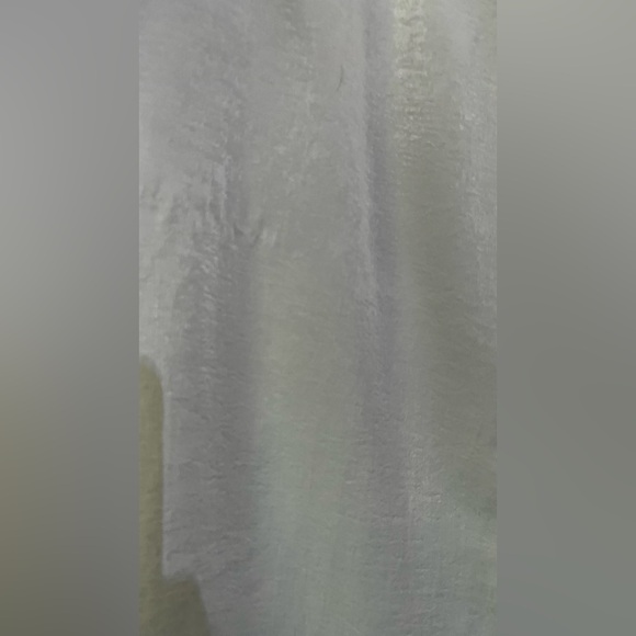 Elegant White Ruffle Trim Women's Top - Picture 6 of 8